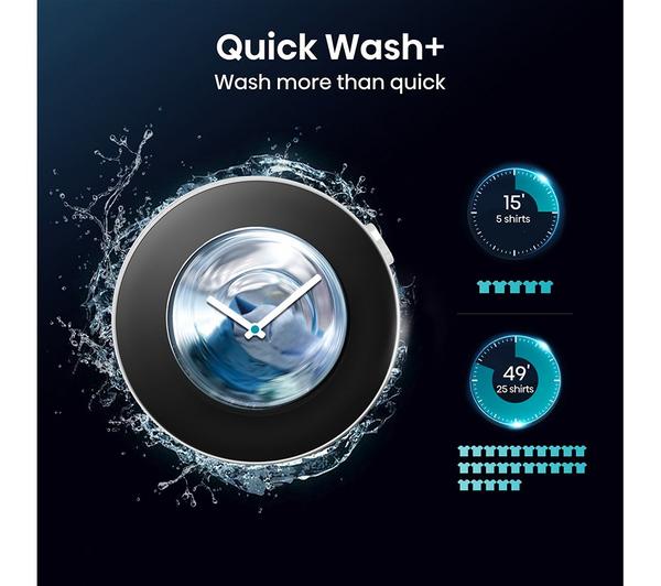 Hisense WD5S1045BB 5S Series Auto Dosing WiFi Washer Dryer 10.5kg Black