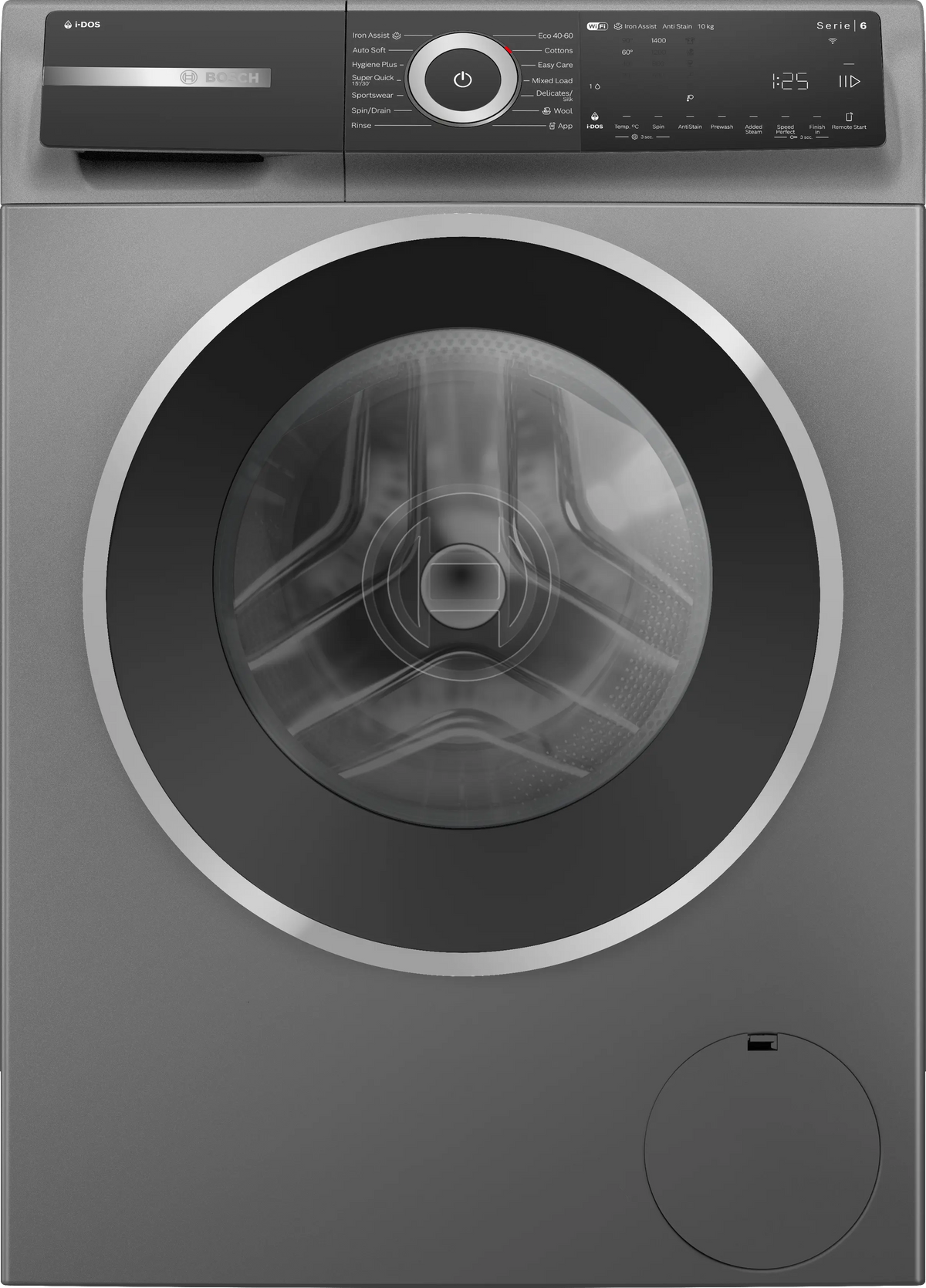 Bosch WGH254ARGB Series 6 Freestanding Washing Machine 10kg Cast Iron Grey