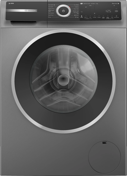 Bosch Series 6 Freestanding 10kg Washing Machine - Cast Iron Grey | WGH254ARGB
