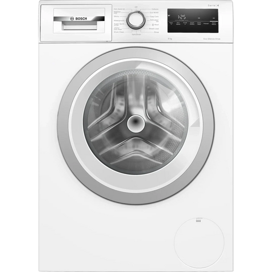 Bosch Series 4 Washing machine, Front Loader 9kg 1400 rpm - White | WAN28259GB